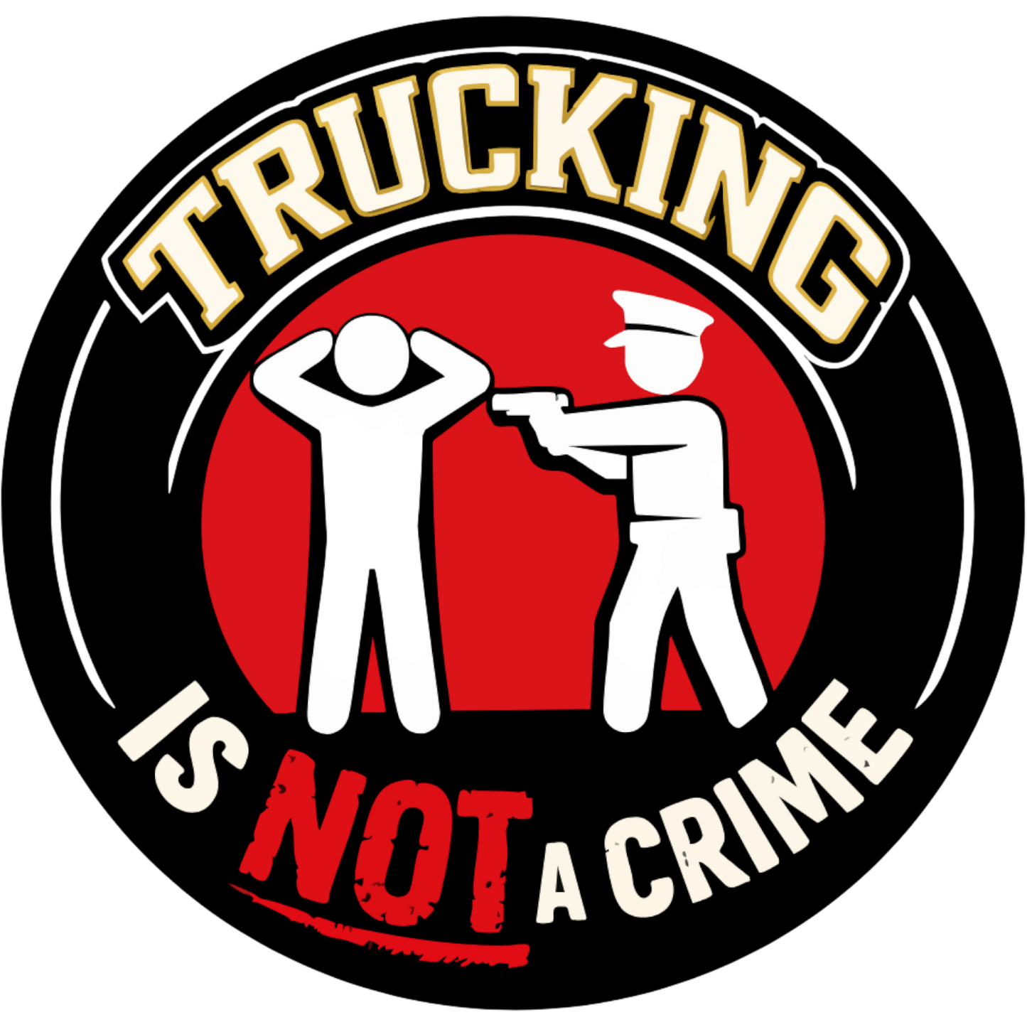 Sticker deluxe trucking