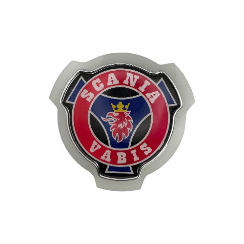 Frontemblem Scania Vabis rød