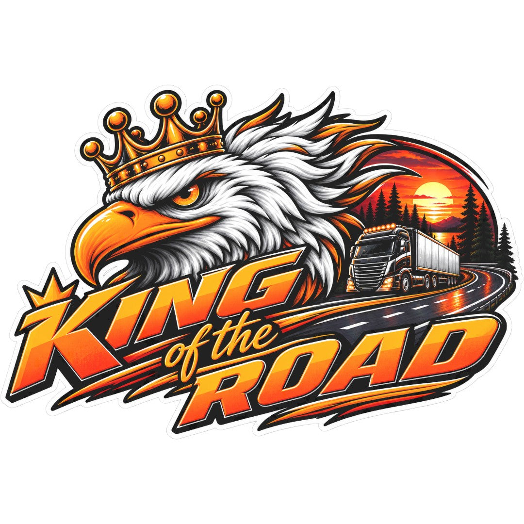 Sticker deluxe king of the road