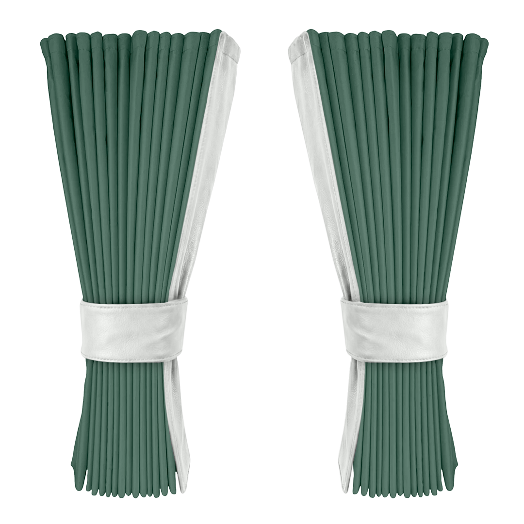 Gardin skovgrøn alcantar med nappa