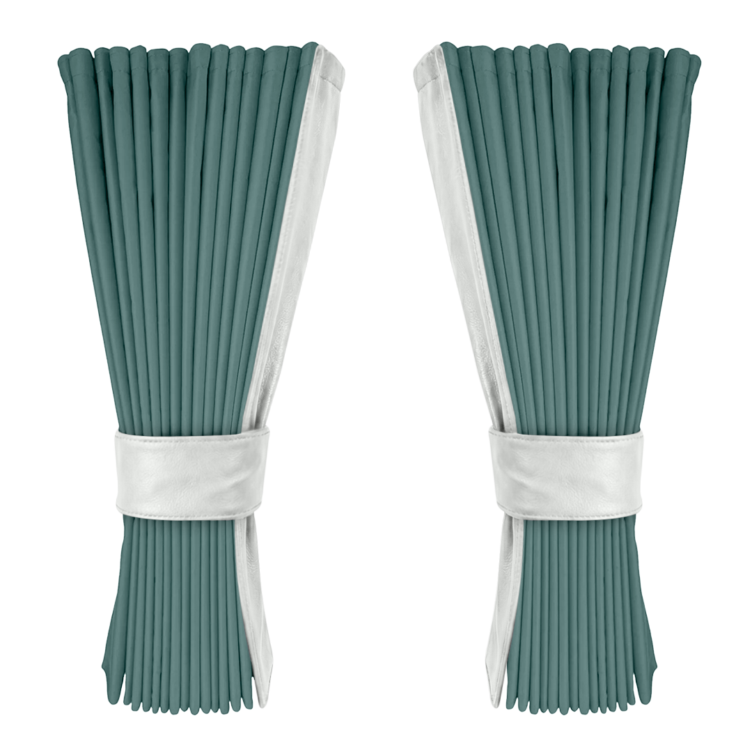 Gardin aronagrøn alcantar med nappa