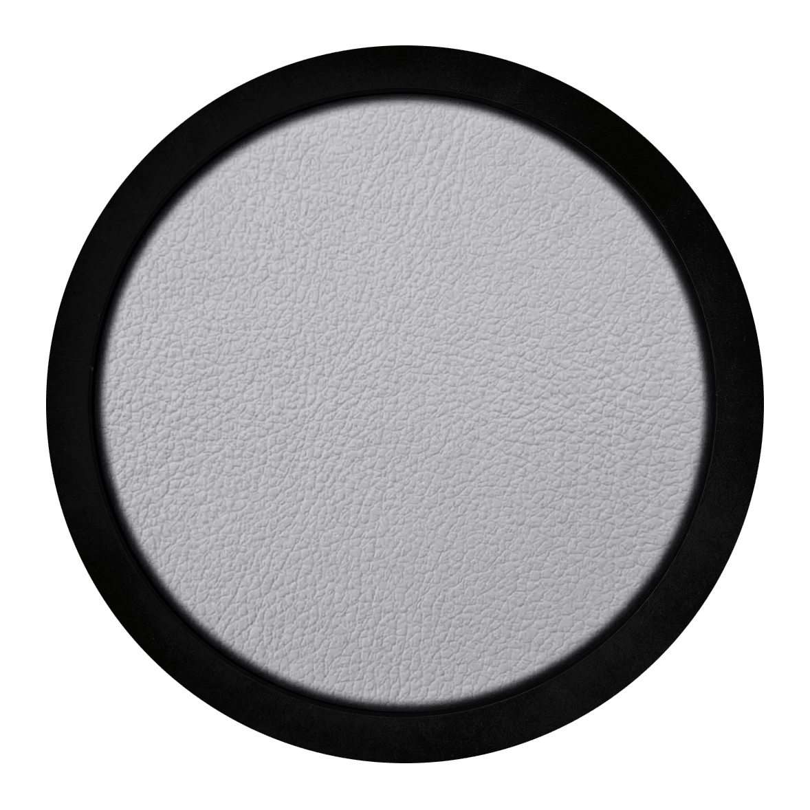 DELUXE Rundt LED Lysskilt - Nappa - Grafitgrå