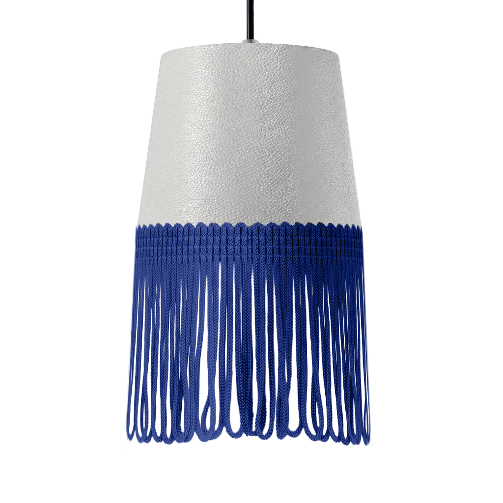 Lampe interiør nappa hvid - Blå - KJoF - 5cm -