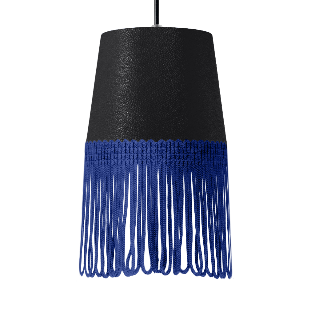 Lampe interiør nappa sort - Blå - KJoF - 5cm -