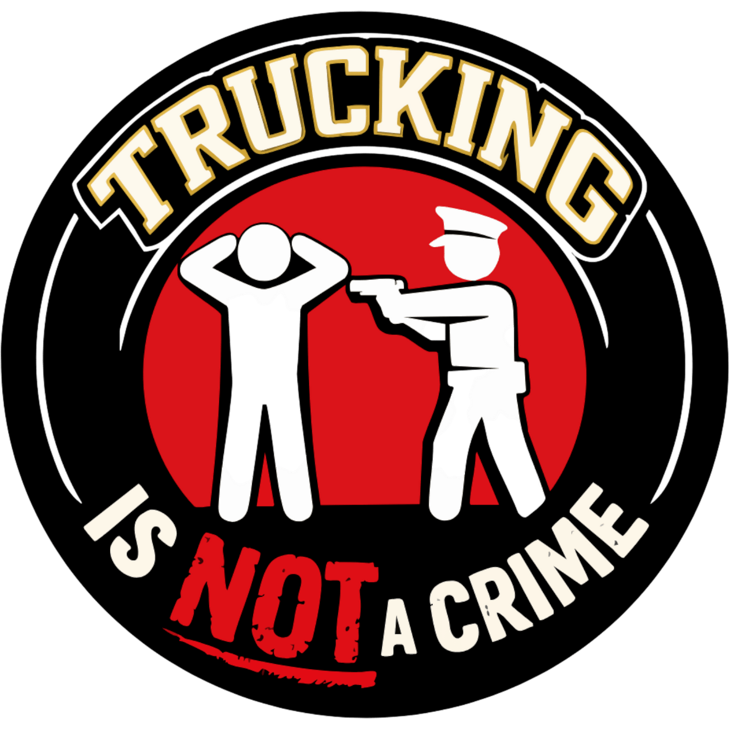 Sticker deluxe trucking - KJoF -