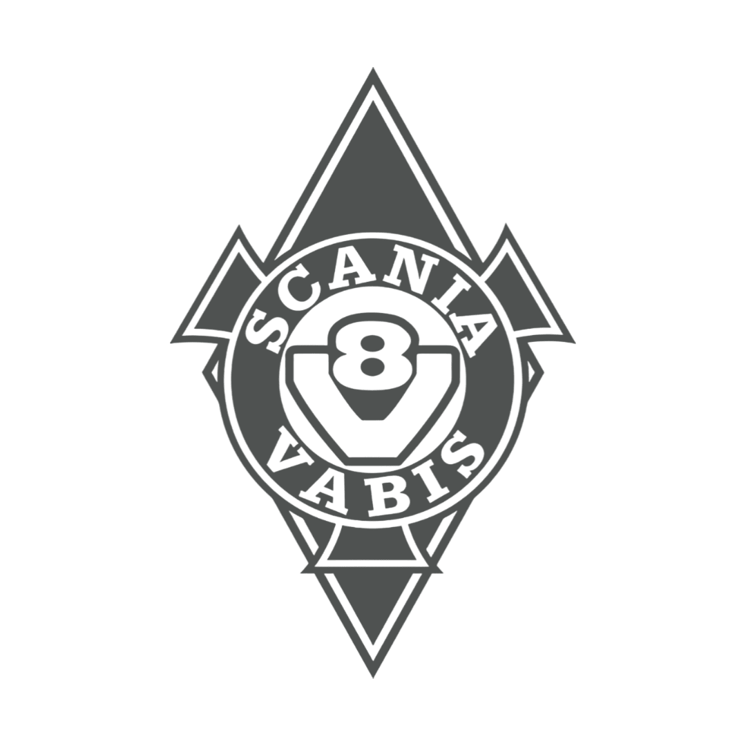 Sticker scania vabis diamond - 061 Grøn - KJoF - 100mm x 150mm - Nej tak