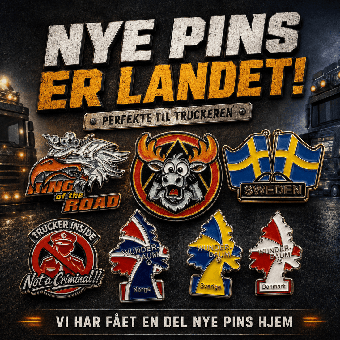 Endnu flere pins hos KJoF – vi udvider sortimentet igen - KJoF
