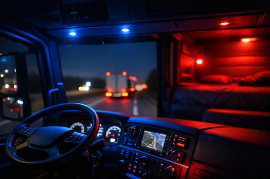 Er kabinelys lovligt? Regler i lastbilen - KJoF