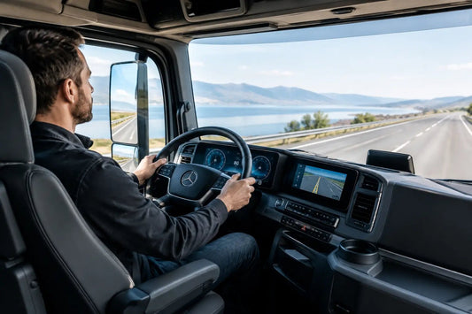 Guide til Mercedes lastbilinteriør på vejen - KJoF