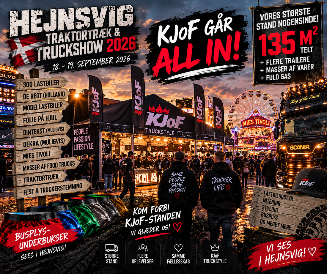 Hejnsvig Truckshow 2026 – KJoF går ALL IN med vores største stand nogensinde - KJoF