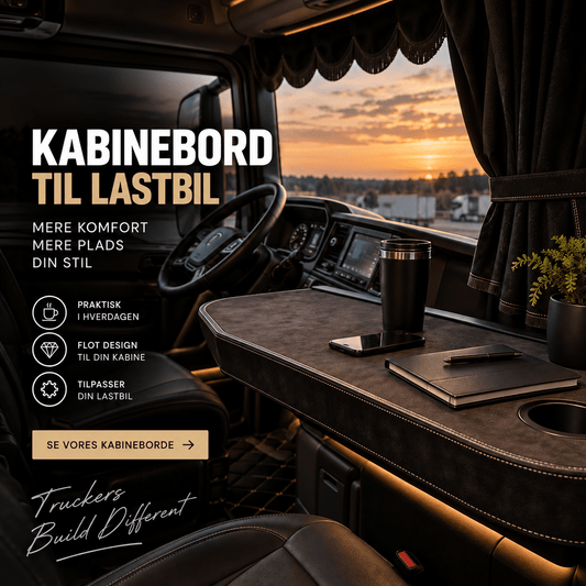 Kabinebord til lastbil – Scania borde og truck interiør - KJoF