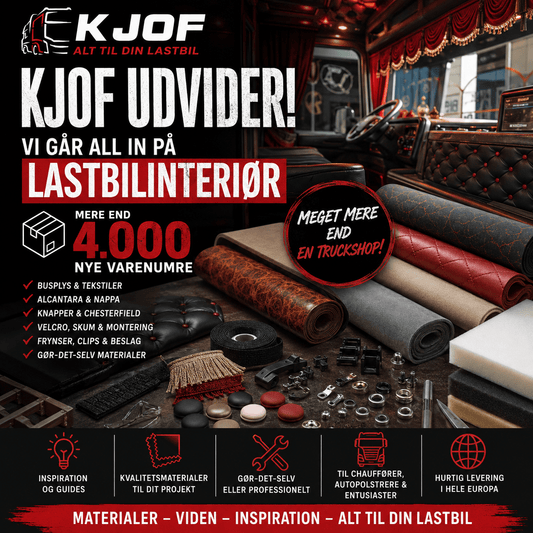 KJOF udvider med over 4.000 nye varenumre! - KJoF