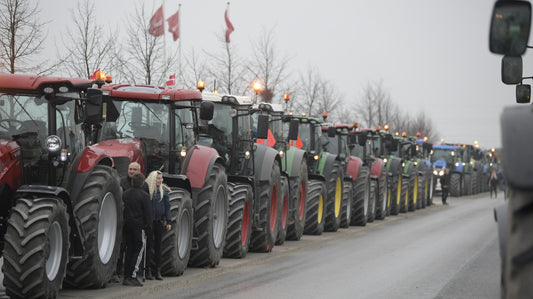Landbrugets demonstration 2026 – danske vognmænd og chauffører bakker op - KJoF