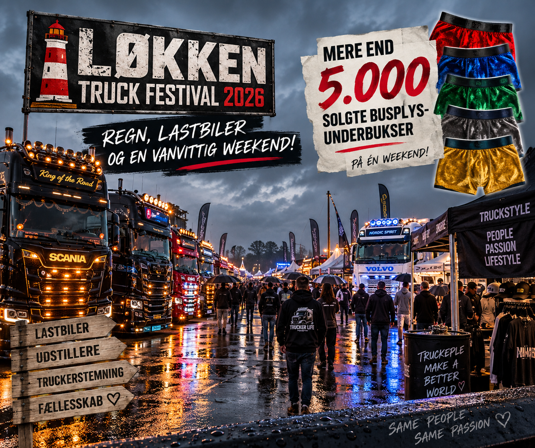 Løkken Truck Festival 2026 – regn, lastbiler og over 5.000 solgte busplys-underbukser - KJoF