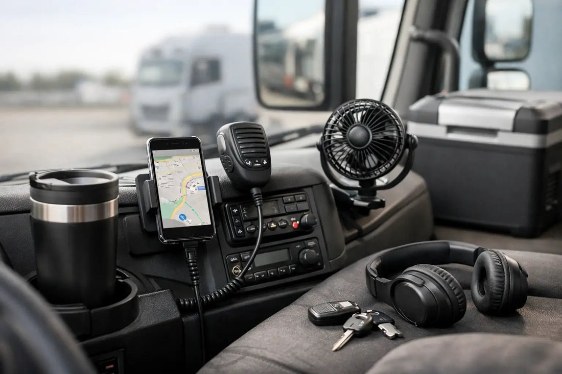 Trucker accessories til kabinen, der holder - KJoF