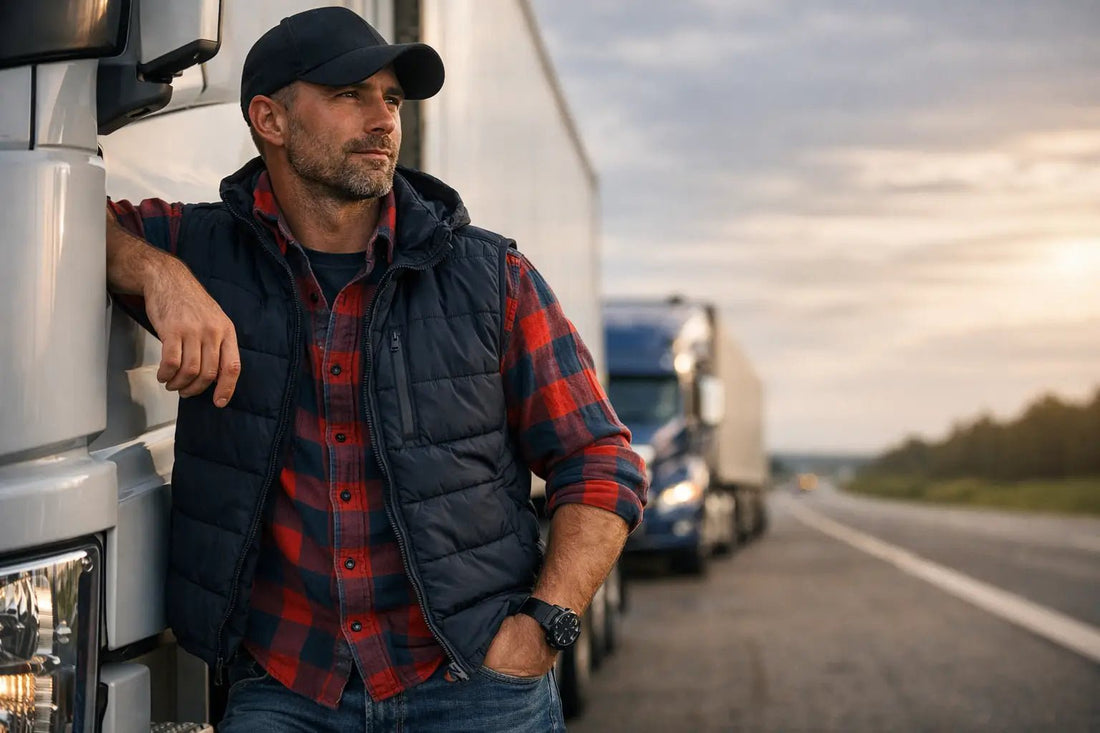 Trucker tøj til lange dage på de danske veje - KJoF