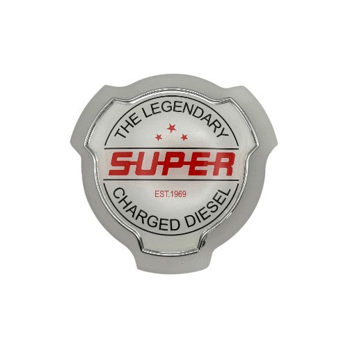 Frontemblem Scania super rød