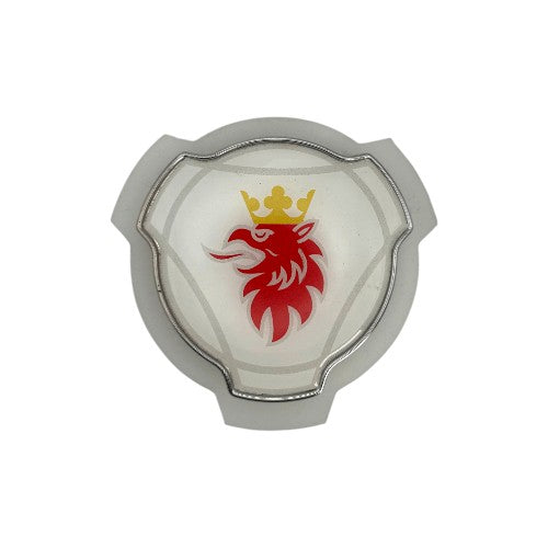 Frontemblem Scania logo hvid