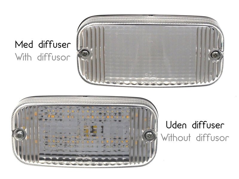 12V LED lyskilde til Talmu Kørelyslygte - Gul / Xenon hvid - KJoF - 