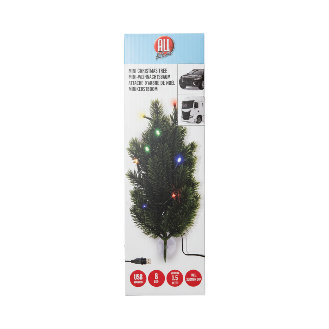 Mini juletræ med lyskæde