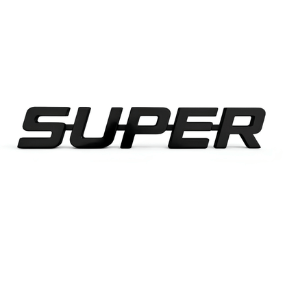Skilt super emblem til lastbil – 42 x 7 cm