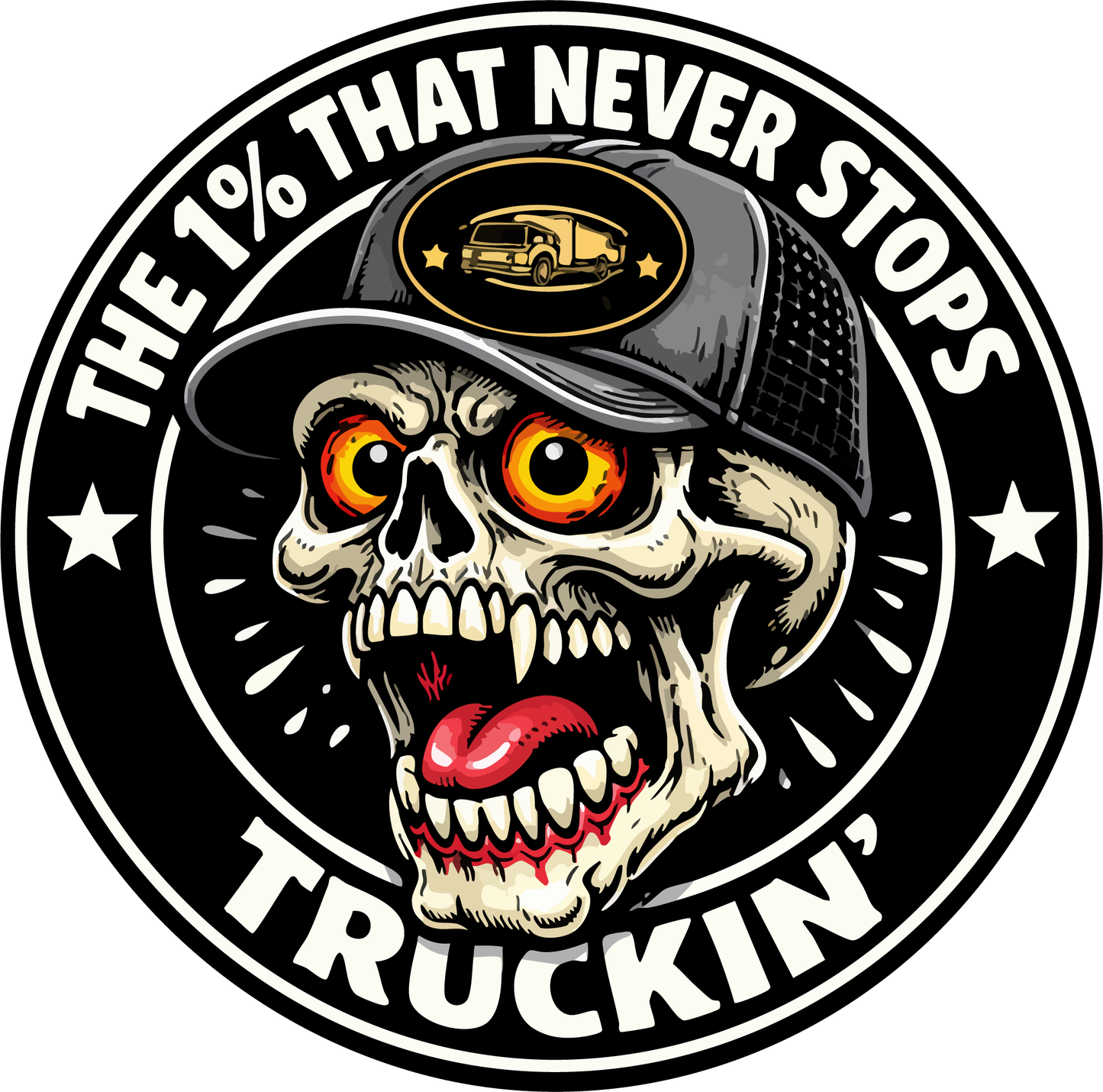 Sticker deluxe the 1%