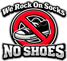 Sticker deluxe we rock on socks