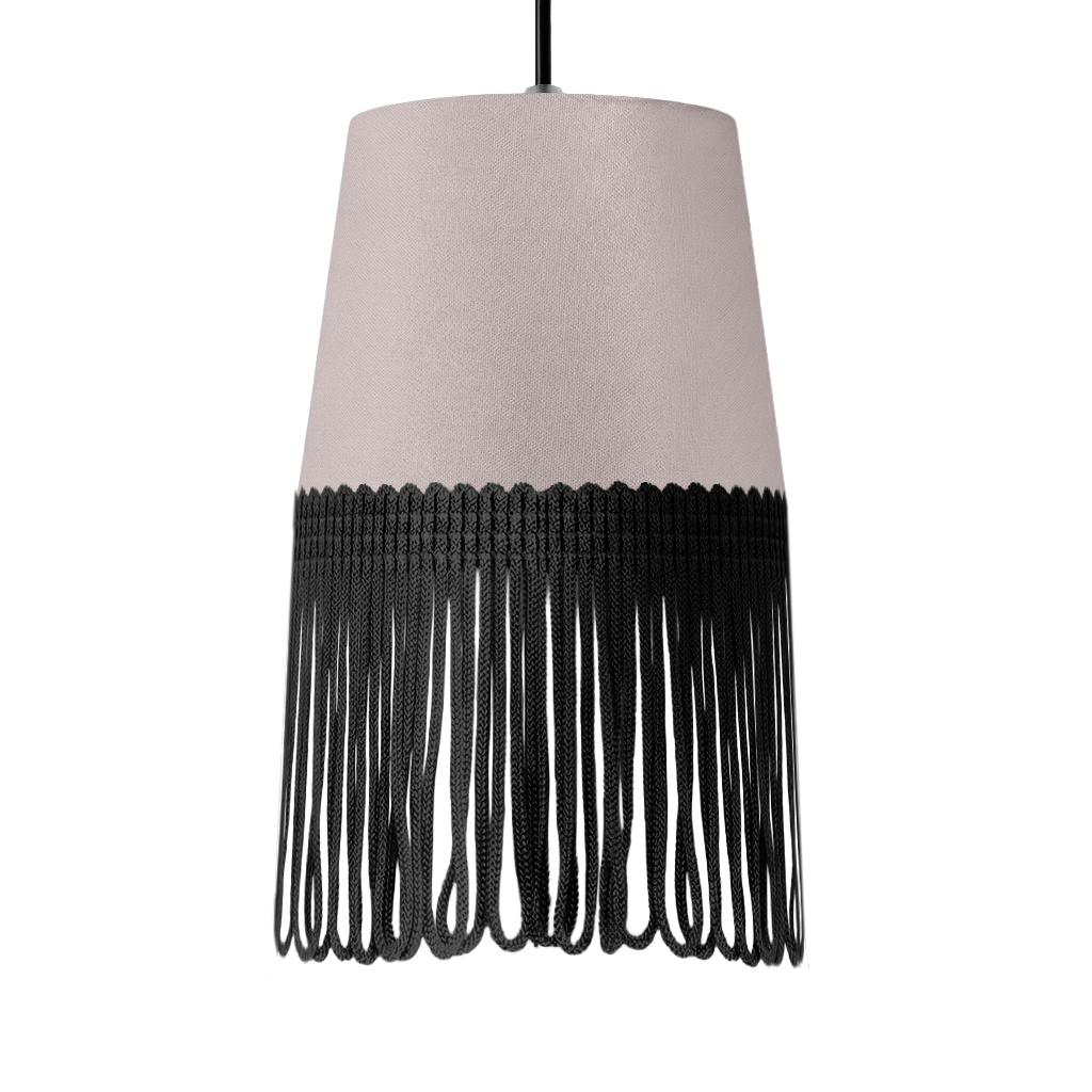 Lampe interiør alcantara grå