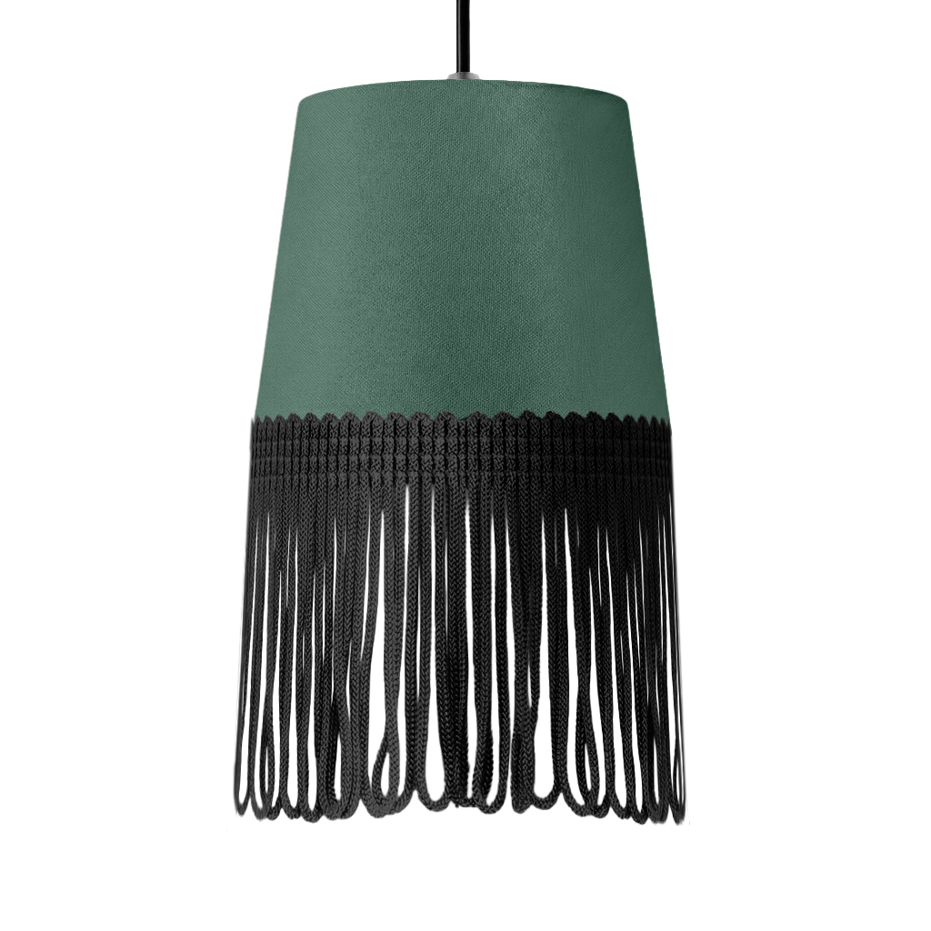 Lampe interiør alcantara skovgrøn