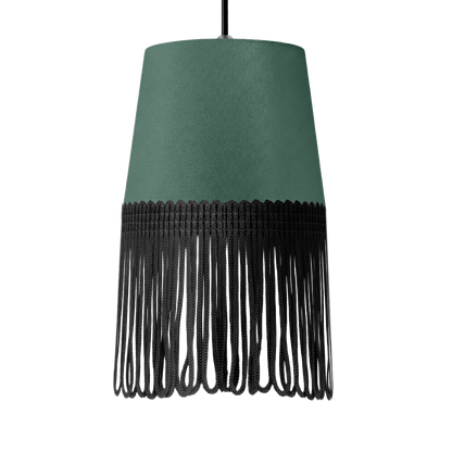 Lampe interiør alcantara skovgrøn