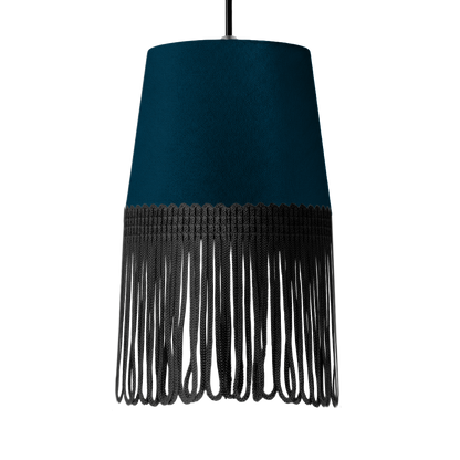 Lampe interiør alcantara denim blå