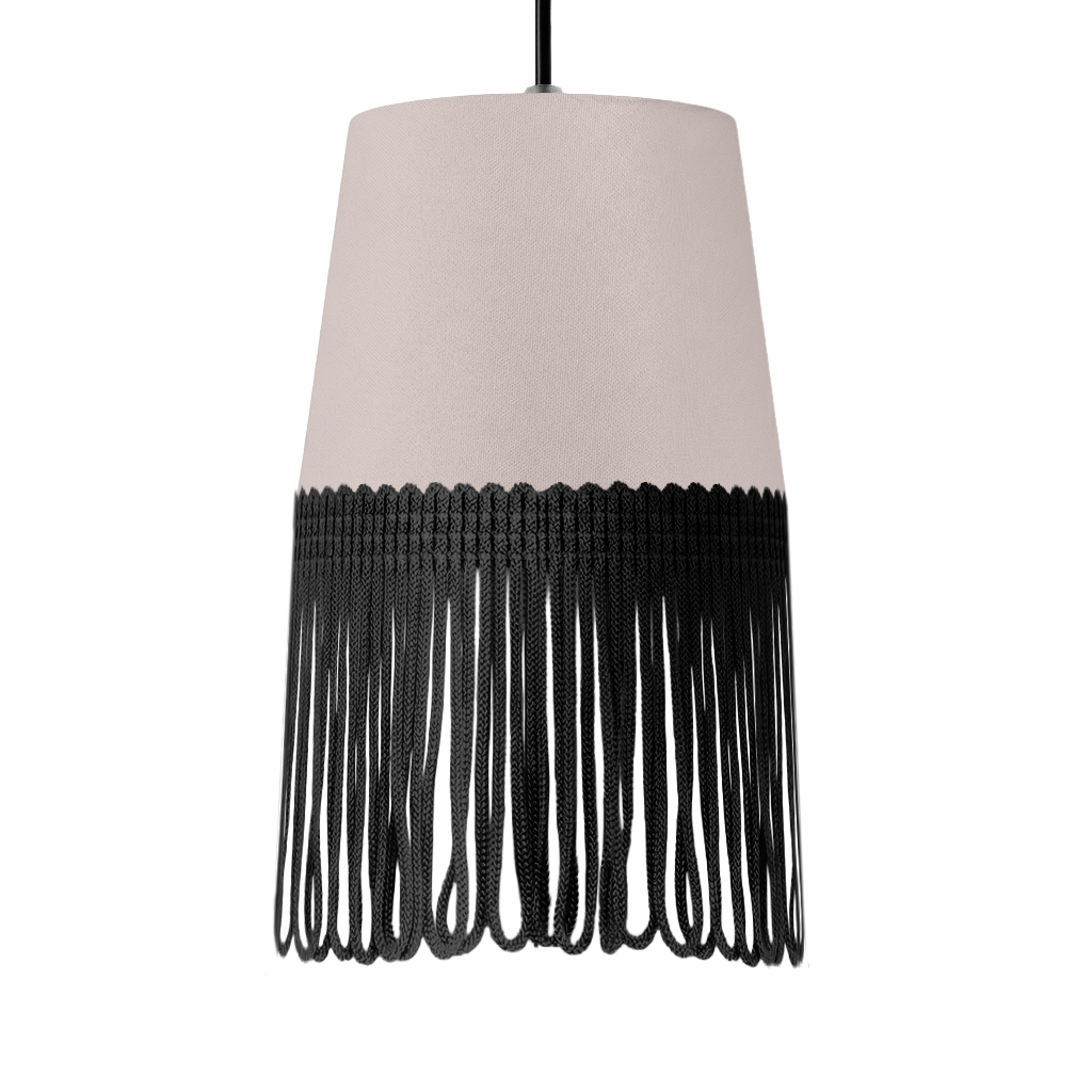 Lampe interiør alcantara duegrå