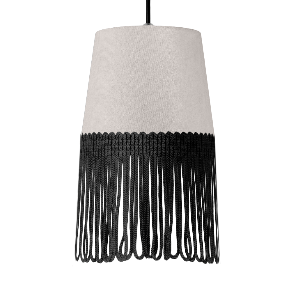 Lampe interiør alcantara sølvgrå