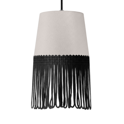 Lampe interiør alcantara sølvgrå