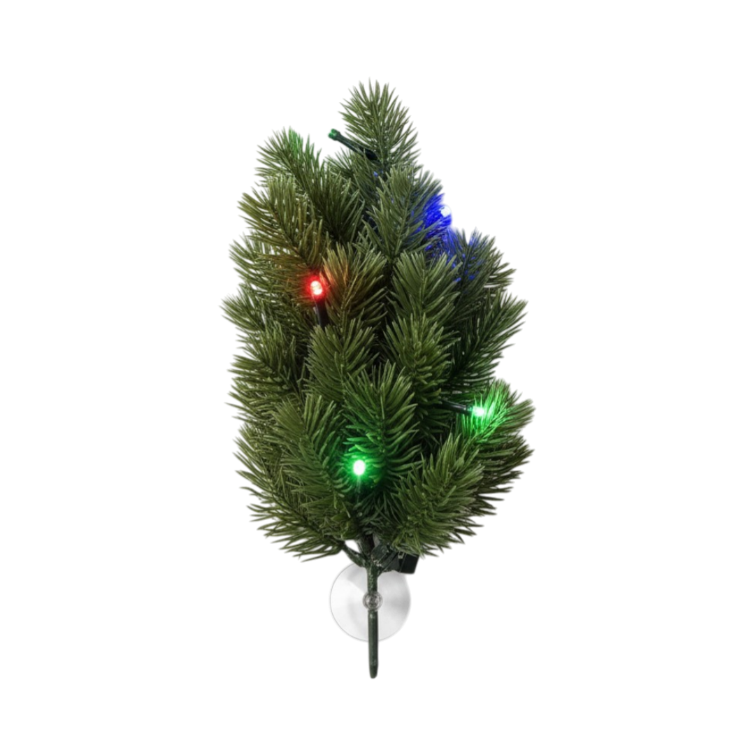 Mini juletræ med lyskæde