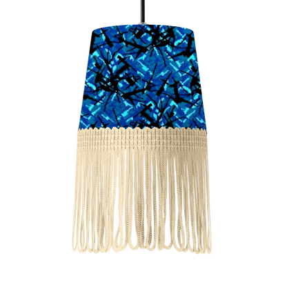 Lampe interiør blå busplys