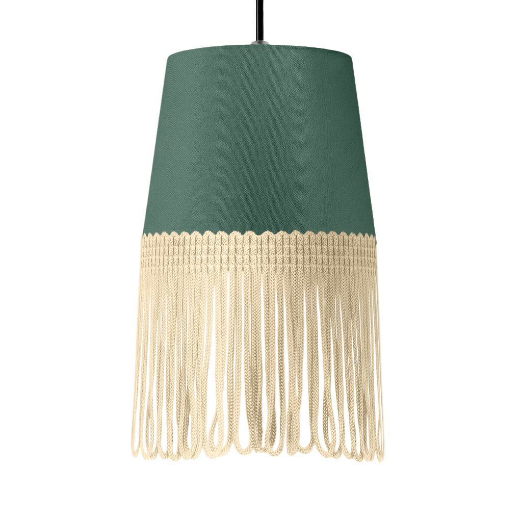 Lampe interiør alcantara skovgrøn