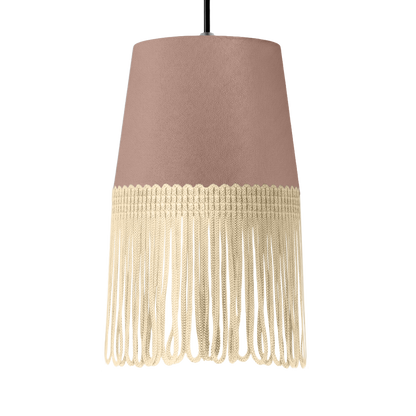Lampe interiør alcantara puderpink