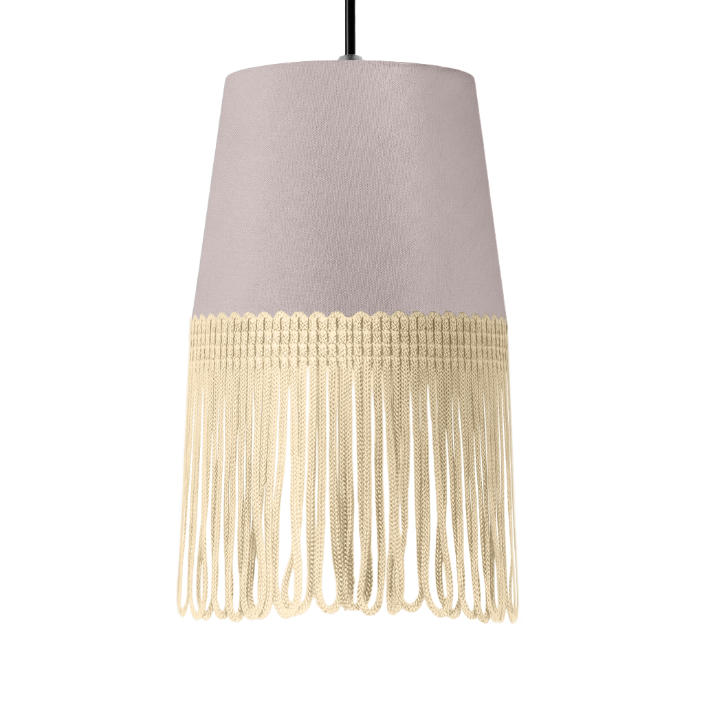 Lampe interiør alcantara grå