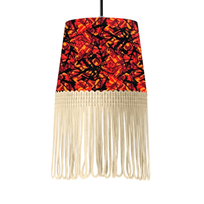 Lampe interiør rød busplys