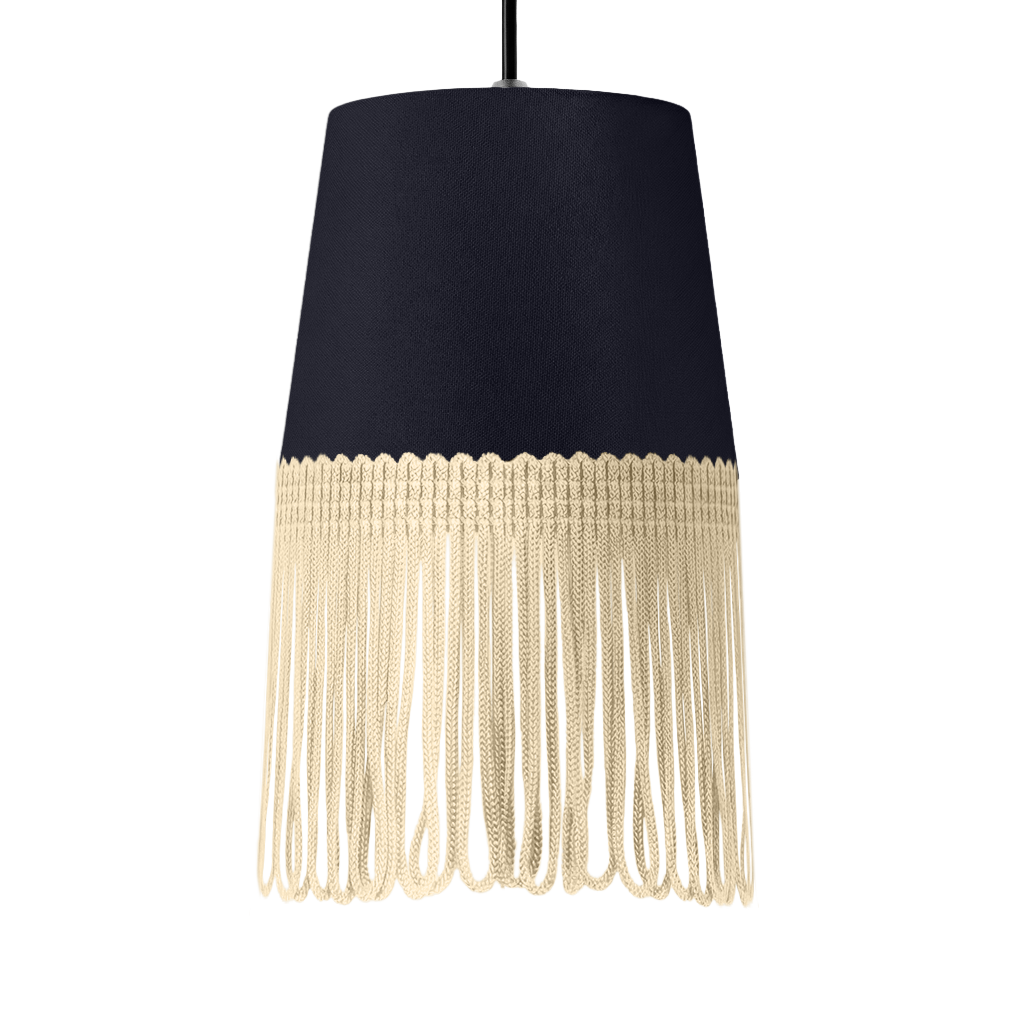 Lampe interiør alcantara stålgrå