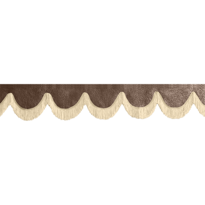 Gardin forrude nappa kaffebrun