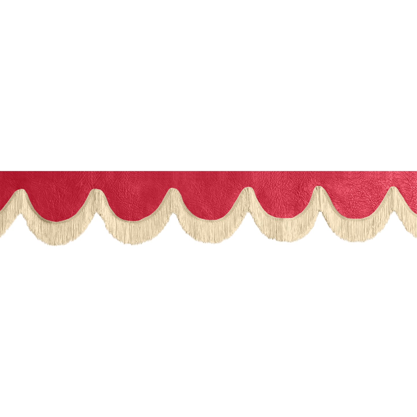 Gardin forrude nappa rød