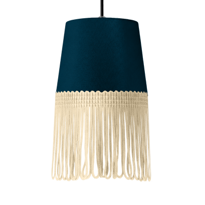 Lampe interiør alcantara denim blå