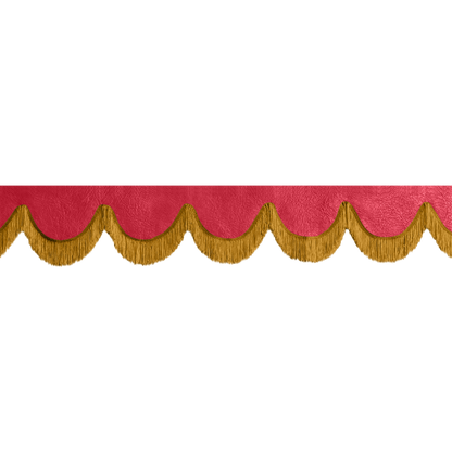 Gardin forrude nappa rød