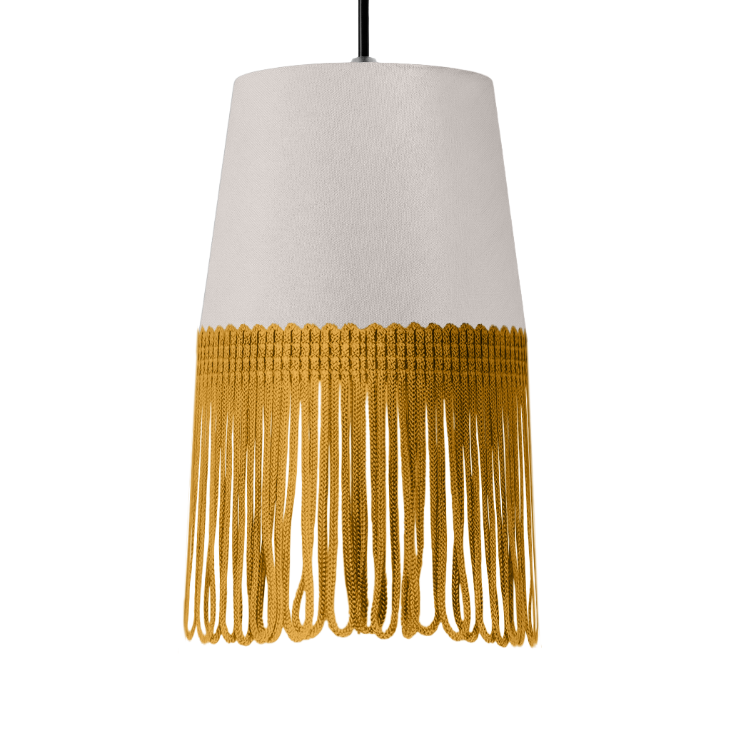 Lampe interiør alcantara sølvgrå