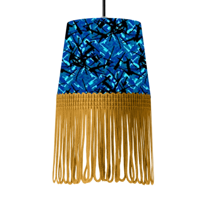 Lampe interiør blå busplys