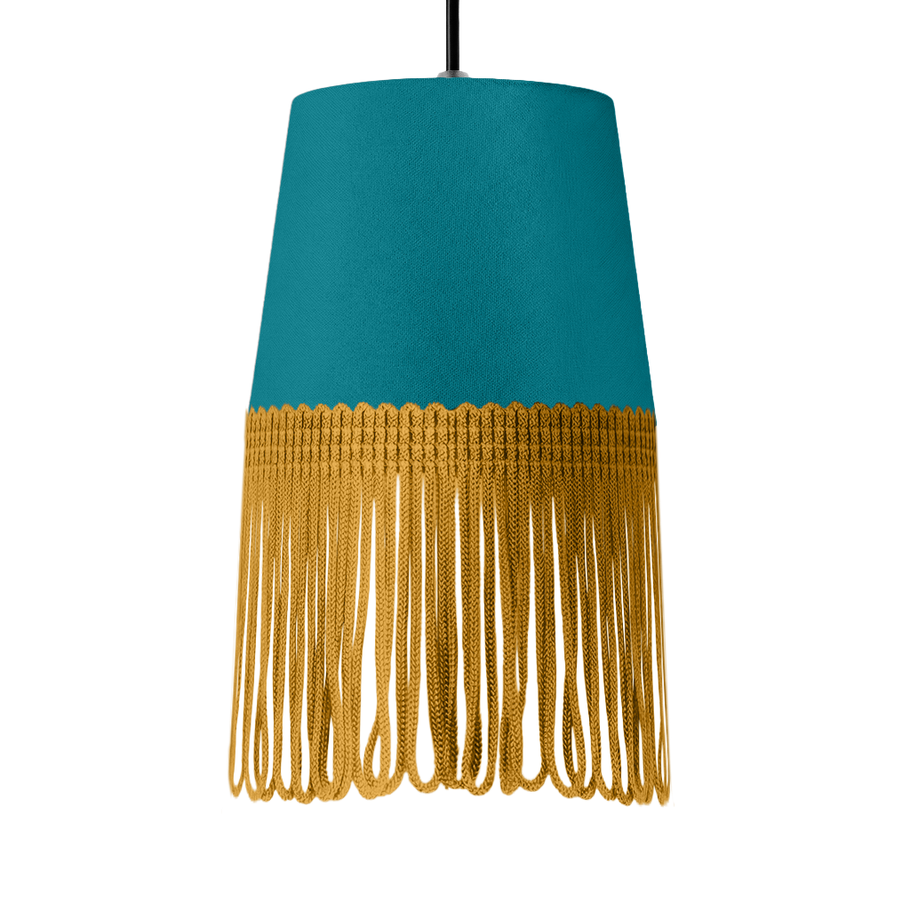 Lampe interiør alcantara krikand grøn