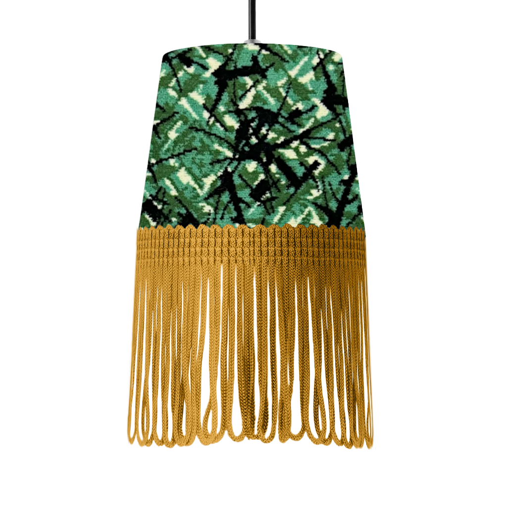 Lampe interiør grøn busplys