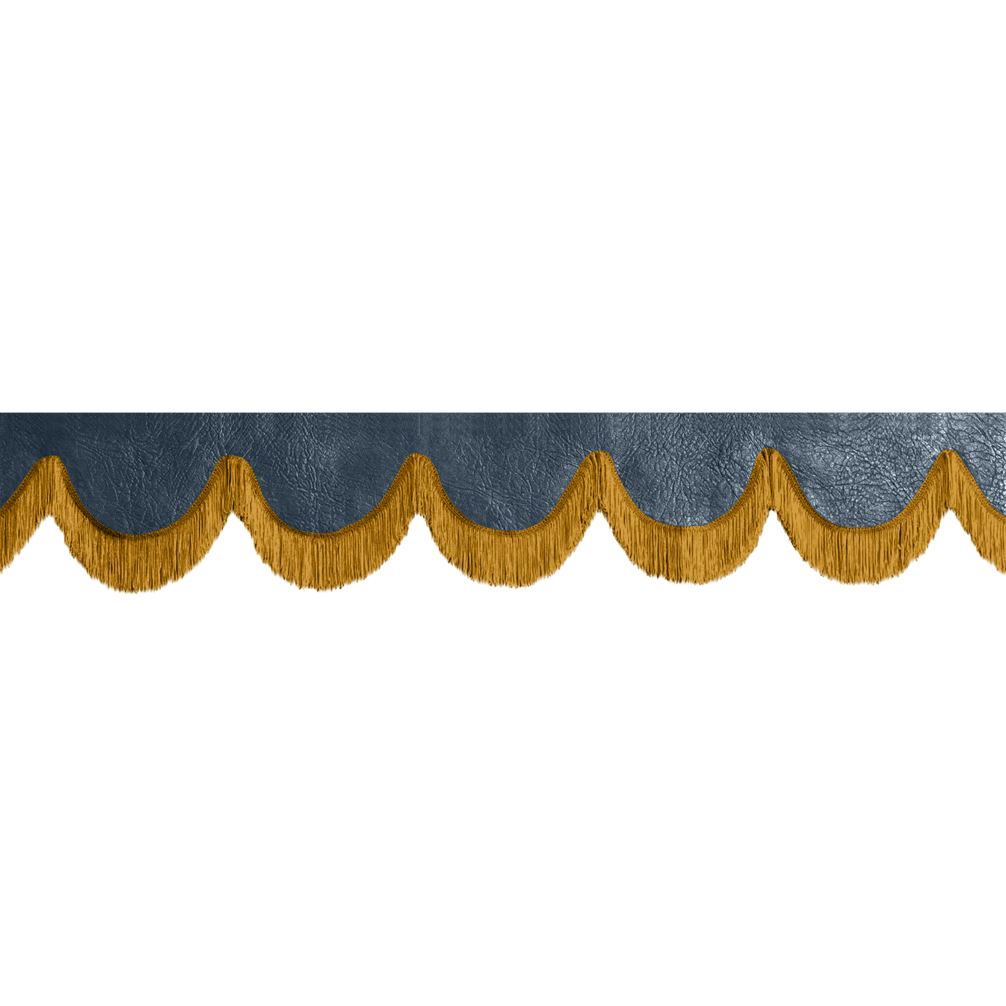 Gardin forrude nappa cobaltblå